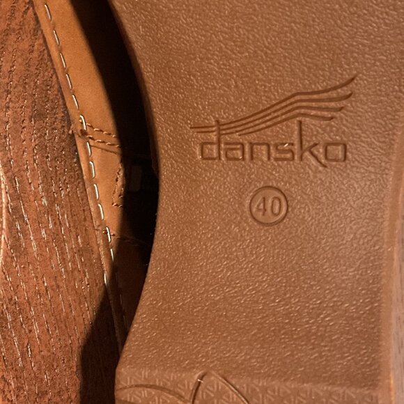 NWOB Dansko leather zip ankle boots 40 - Picture 8 of 9